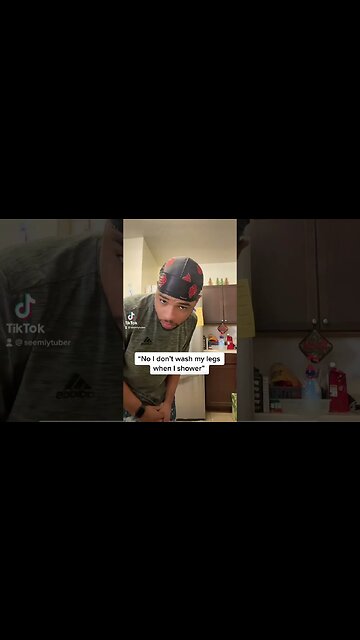 When someone say they don't to this in the shower… seemlytuber reaction funny TikTok ban