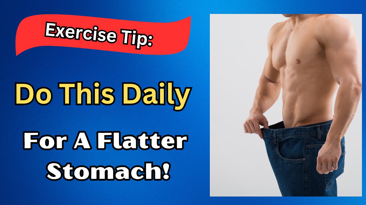 Easy Stomach Flattening Exercise - Fitness Tips - Daily Health Tips - Flatter Stomach