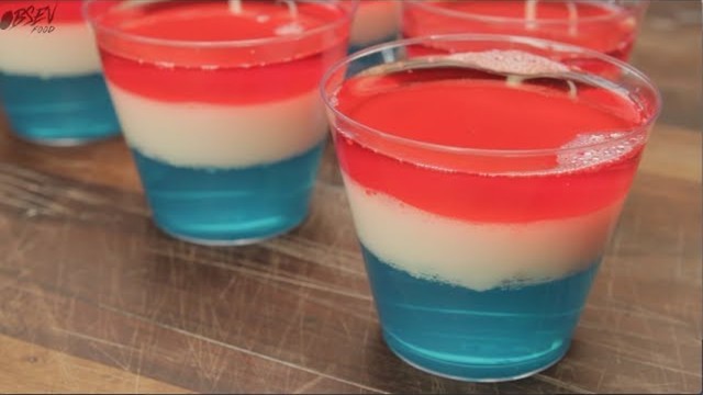 Bomb Pop Jello Shots