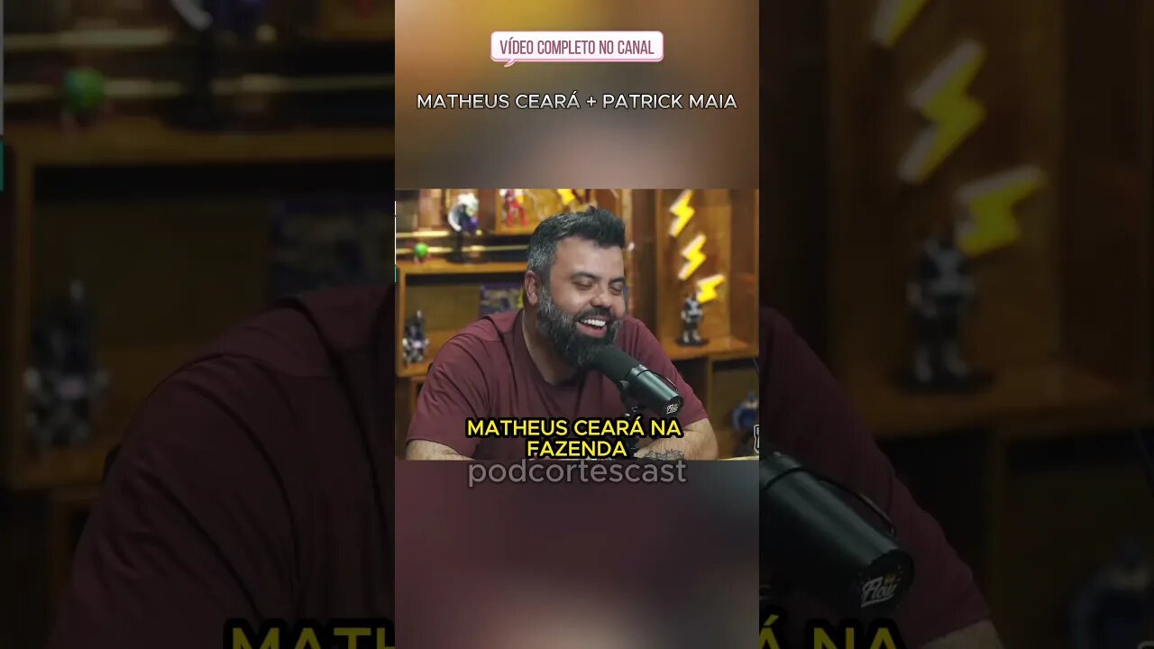 MATHEUS CEARÁ NA FAZENDA #matheusceara #matheusceará #patrickmaia #humor #comédia #cortesdepodcast