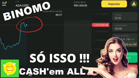 COMO BURLAR CASH'em ALL APLICATIVO BINOMO cash em all cash in all