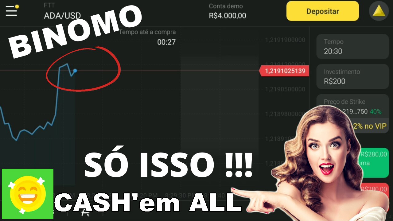 COMO BURLAR CASH'em ALL APLICATIVO BINOMO cash em all cash in all