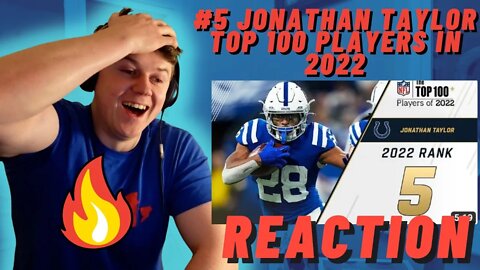 IRISH MAN REACTS TO #5 Jonathan Taylor (RB, Colts) | Top 100 Players in 2022