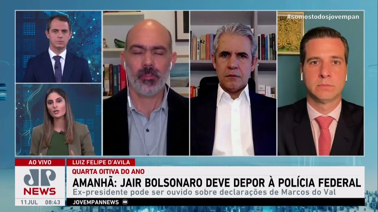 Schelp, d'Avila e Beraldo analisam depoimento de Bolsonaro na PF