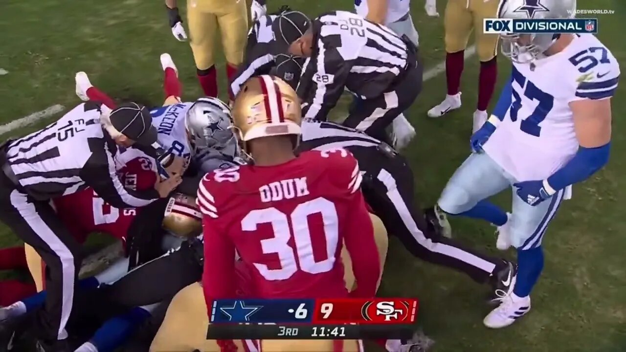 49ers fumble punt, Cowboys recover | #DALvsSF #playoffs | 1/22/23