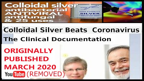 COLLOIDAL SILVER, COVID19 AND HIV