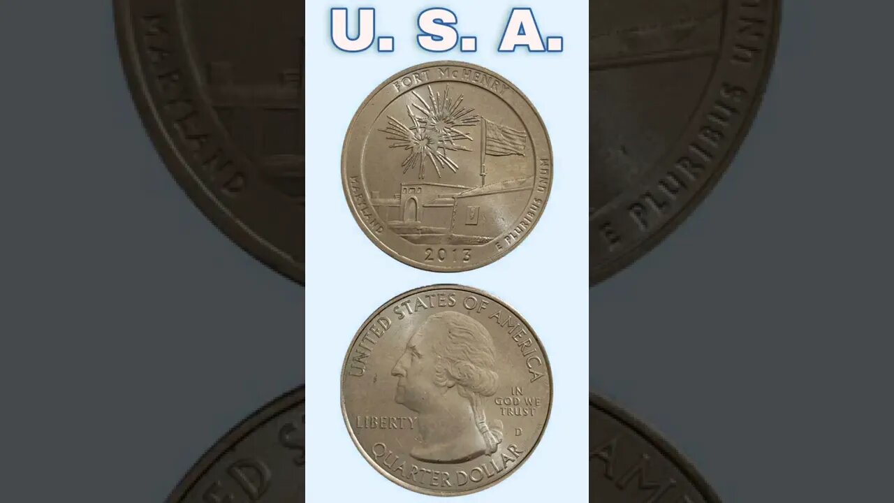 U. S. A. ¼ dollar 2013.#shorts #coinnotesz