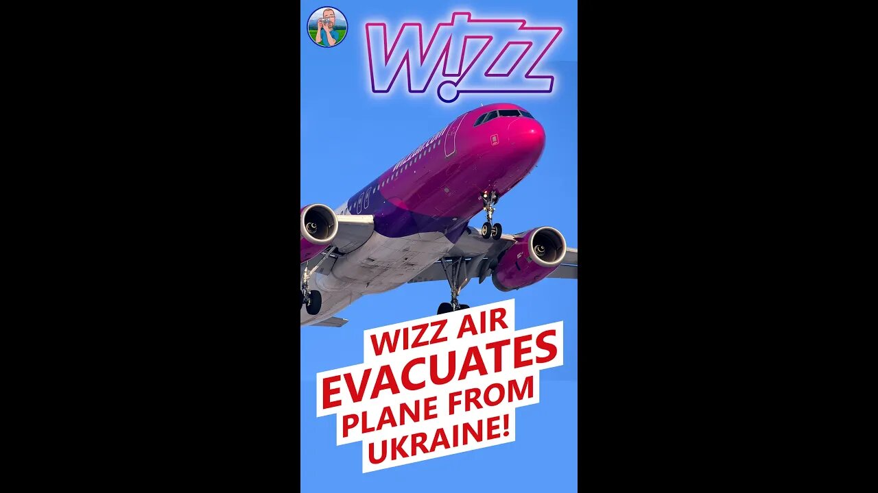 Wizz Air plane ESCAPES from UKRAINE 🇺🇦