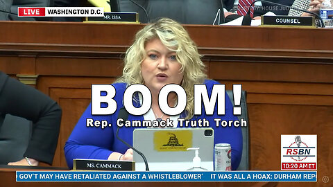 BOOM! Rep. Cammick Drills the FBI