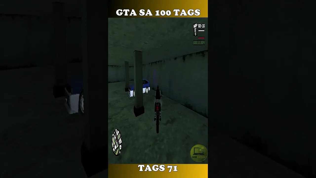 GTA SAN ANDREAS 100 TAGS TAG 71 #shorts #semedissaum #gta