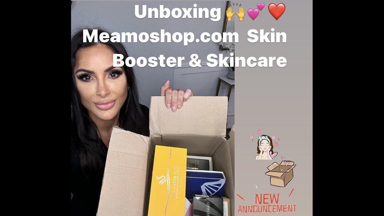 LIVE HUGE Unboxing MEAMOSHOP.com Korean Skin Boosters Skincare Code Lois15