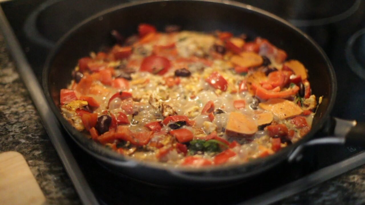 😁😁😁Pan frying vegetables😁😁😁