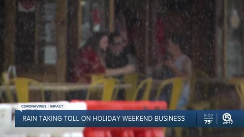 Rain taking a toll on Memorial Day weekend business