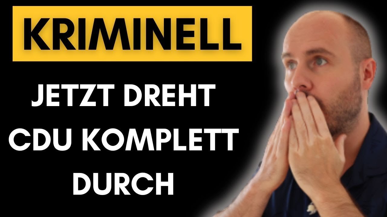 Videobeweis: CDU-Politiker versucht Wahl-Plakate abzureißen!@Alexander Raue🙈