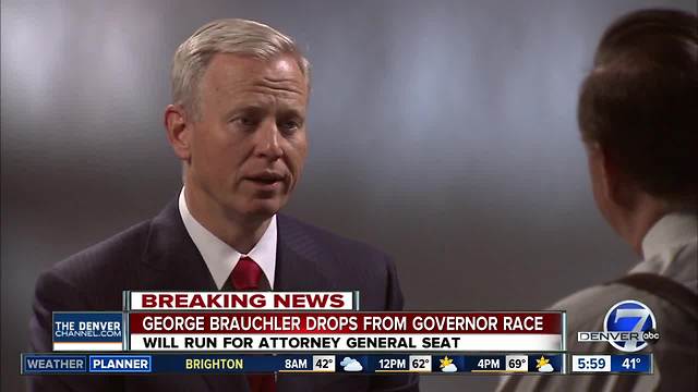 George Brauchler dropping out of governor’s race to run for attorney general