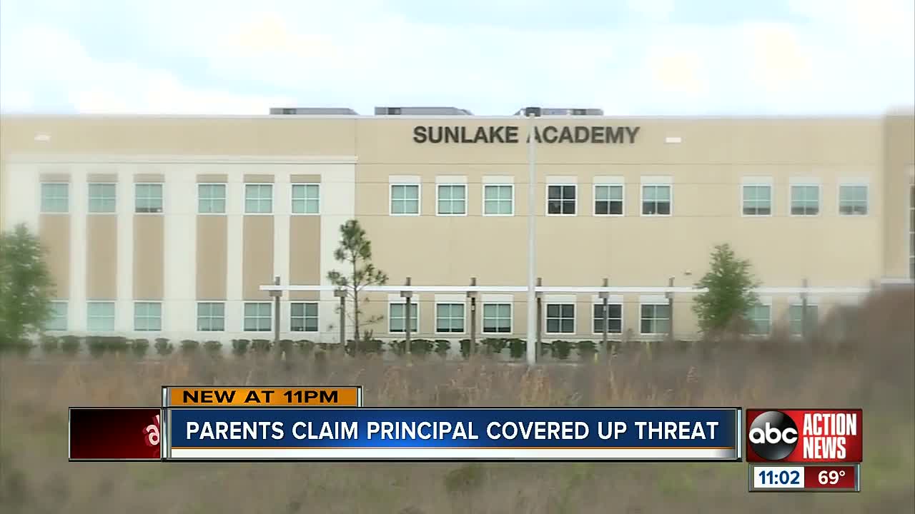 Parents claim Hillsborough County charter school principal covered up school threat