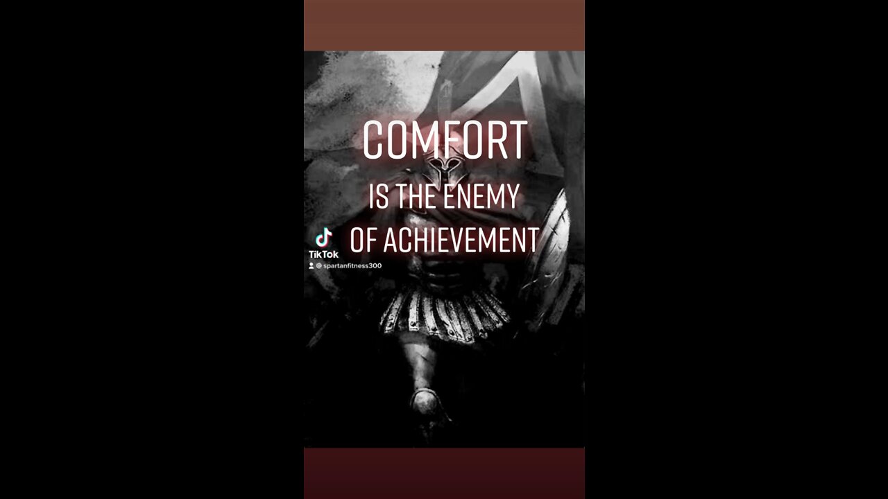 What comfort does to someone
