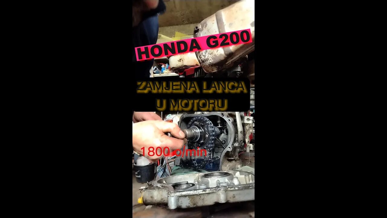 Zamjena lanca motora Honda g200