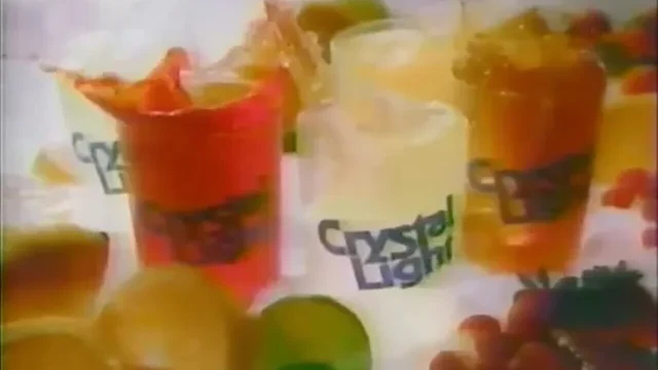 1993 Crystal Light "80's Punk Girl" Commercial (90's Commercial Lost Media)