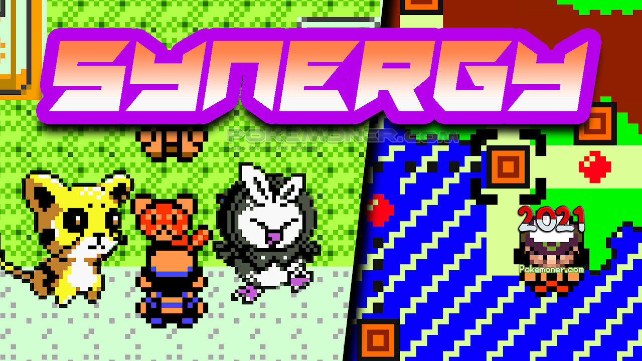 Pokemon Synergy - A Great Fan-made Game has Gen 2 style, New Region, over 150 new fakemon!