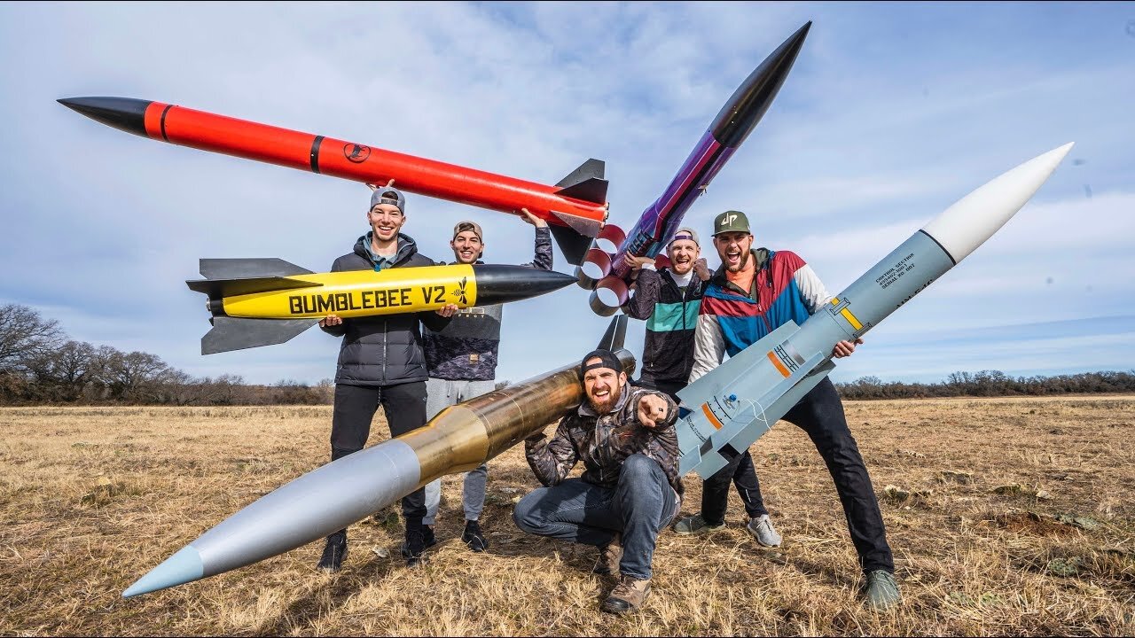 Model Rocket Battle 3 _ Dude Perfect