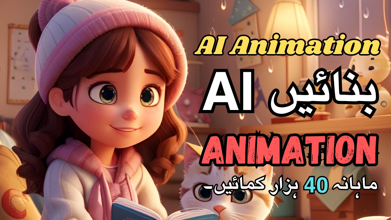 AI Ke Sath Shandar Animation Banayein | $2,146/Mahine Kamayein | Asan Animation Tutorial