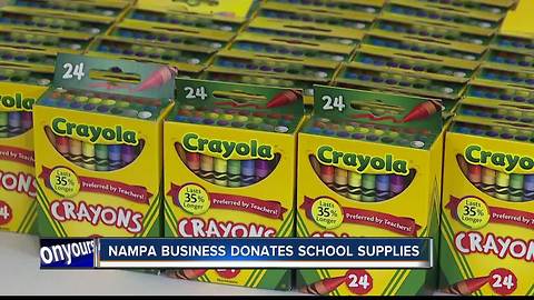 Local businessman helps kids go back to school prepared