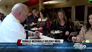 Families of sick kids get holiday meal from Casino Del Sol chef