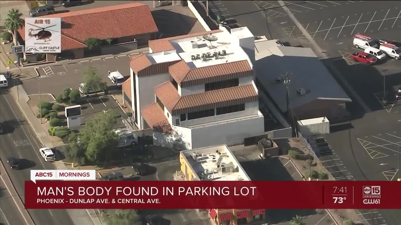 Homicide under investigation in Phoenix parking lot