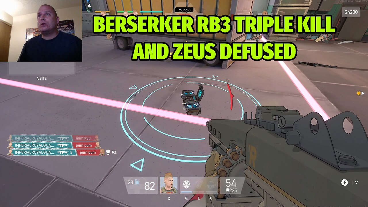 BERSERKER RB3 TRIPLE KILL AND ZEUS DEFUSED