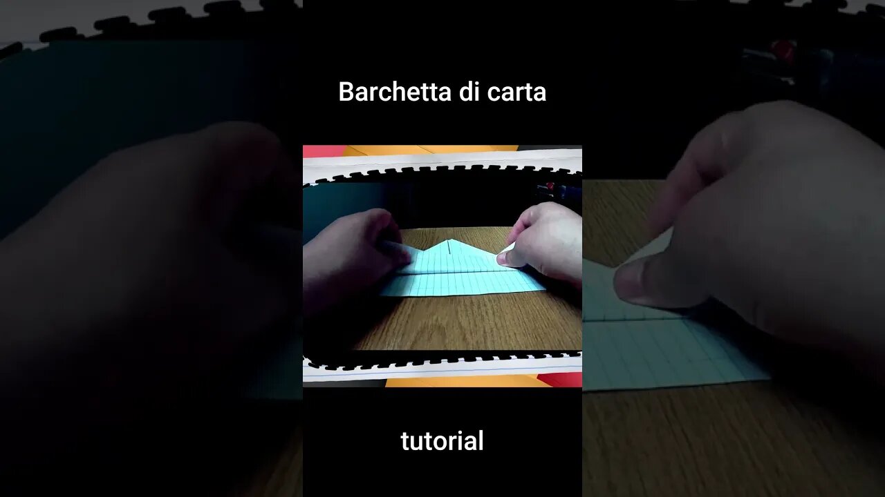 barchetta di carta - tutorial