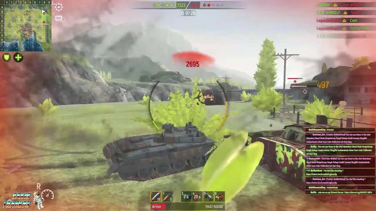 GodGamer plays War Of Tanks 6-7 || !TTS !MEMES / #GODGAMER #SUBSCRIBE #TIP #FOLLOW