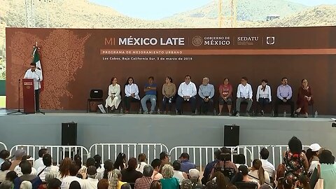 Programa de mejoramiento urbano, desde Los Cabos, Baja California Sur