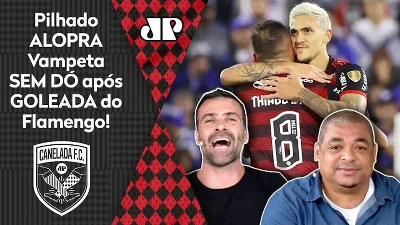 SURTOU! Pilhado VAI À LOUCURA e ALOPRA Vampeta após 4 a 0 do Flamengo no Vélez!