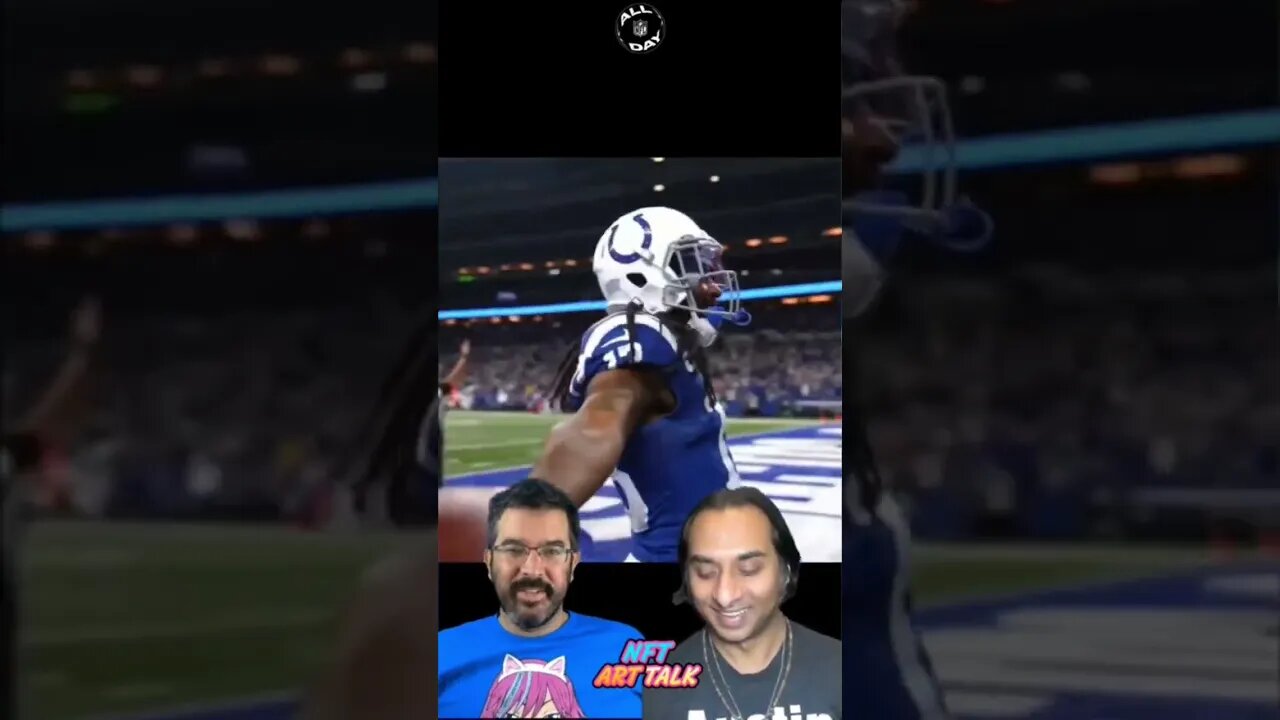 NFL Hail Mary Touchdown Pass TY Hilton #nfl #football #nftarttalk