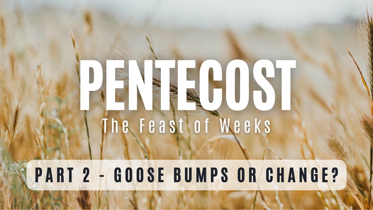 Pentecost! Part 2 | Goose Bumps or Change? | Integrity C.F. Church