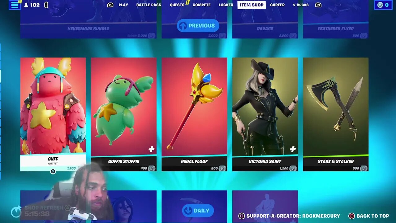 Fortnite with Rock Mercury