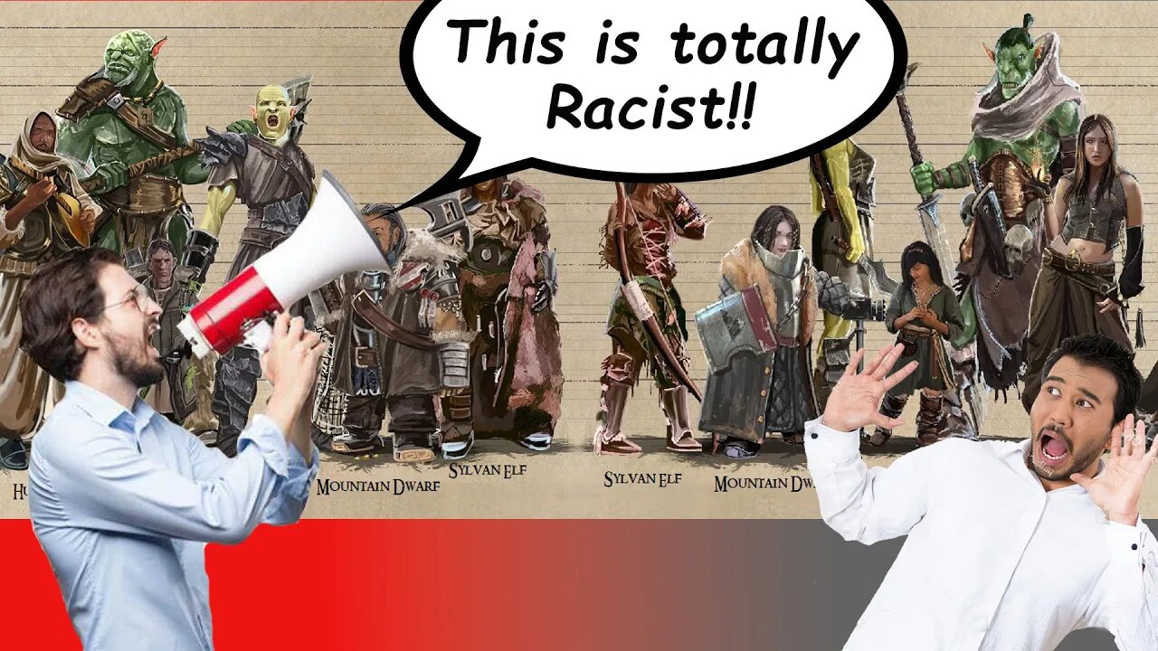 DUNGEONS & DRAGONS is based on ENTRENCHED RACISM and Should be Boycotted by Everyone!!