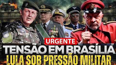 SOB PRESSÃO MILITAR‼️ LULA FICA EM BECO SEM SAÍDA