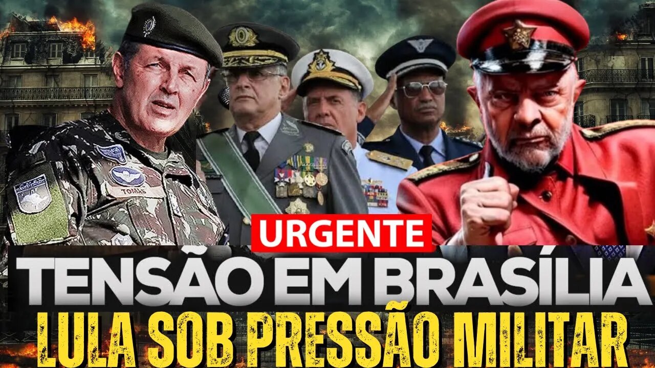 SOB PRESSÃO MILITAR‼️ LULA FICA EM BECO SEM SAÍDA