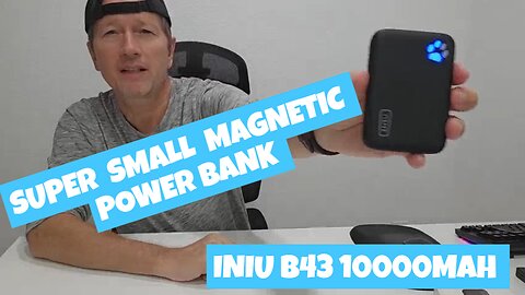 INIU B43 10000mAh 20W PD Magnetic Power Bank Unboxing & Review | Max Power & Capacity Test