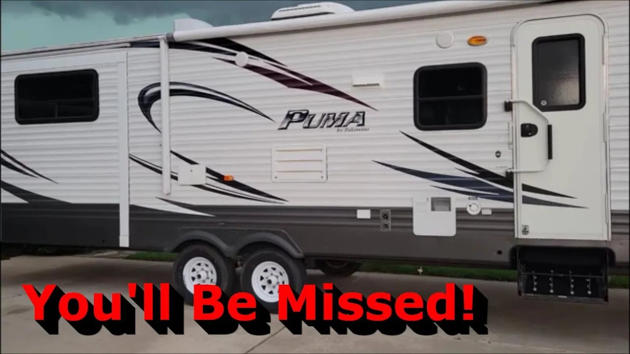 Selling our 2014 Palomino Puma 31DBTS Travel Trailer - Lots of great memories!