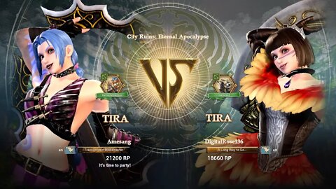 Tira (Amesang) VS Tira (DigitalRose136) (SoulCalibur™ VI: Online)