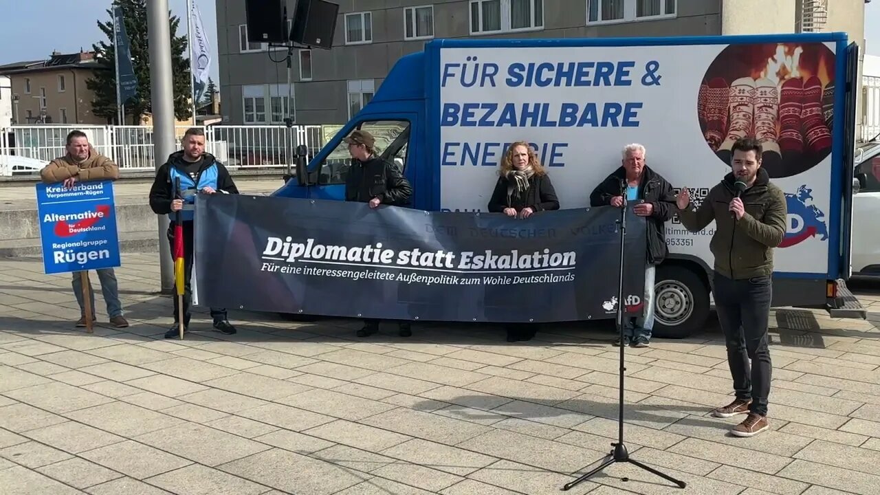 Sassnitz - AfD - Abschließende Worte von Dario Seifert 08-04-2023