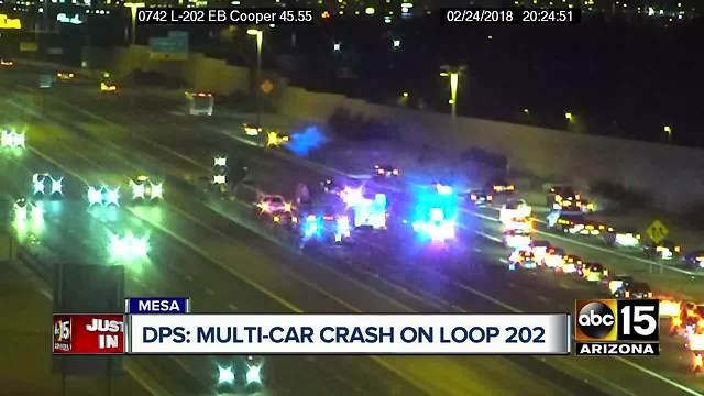 Serious crash shuts down Loop 202 in Chandler