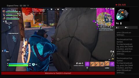 Trek2m is Playing Fortnite hunting down looper Bot's day 559