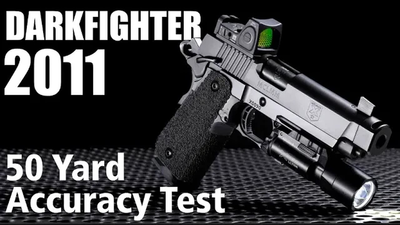 DarkFighter Tactical 2011 Carry Comp Build-50 Yard Test