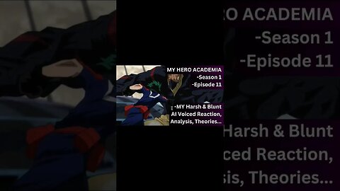 #myheroacademia - #season 1 #episode 11 - #voice #reaction SHORT