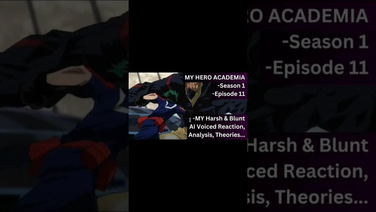 #myheroacademia - #season 1 #episode 11 - #voice #reaction SHORT