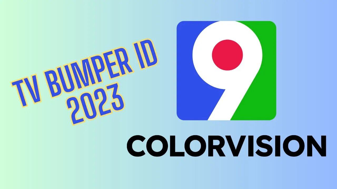 Color Vision -Bumper ID - TV Dominicana (2023)